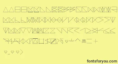 SangBleu font – Black Fonts On Yellow Background