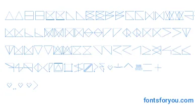 SangBleu font – Blue Fonts On White Background
