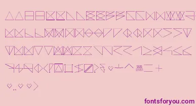 SangBleu font – Purple Fonts On Pink Background