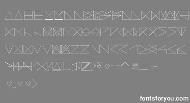 SangBleu font – White Fonts On Gray Background