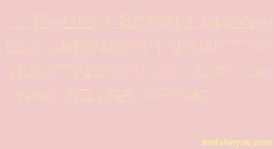 SangBleu font – Yellow Fonts On Pink Background