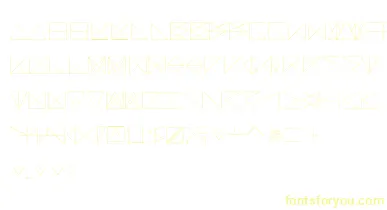 SangBleu font – Yellow Fonts On White Background