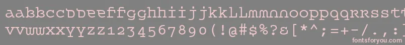 QueerTheory Font – Pink Fonts on Gray Background