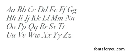 Bodoni72cItalic Font