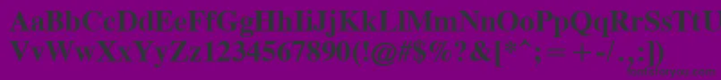 CgTimesРџРѕР»СѓР¶РёСЂРЅС‹Р№ Font – Black Fonts on Purple Background