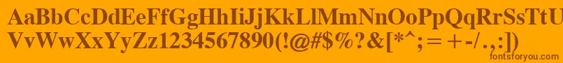 More about CgTimesПолужирный Font CgTimesПолужирный Font – Brown Fonts on Orange Background