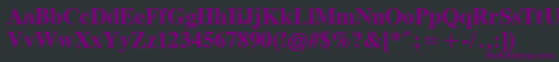 CgTimesРџРѕР»СѓР¶РёСЂРЅС‹Р№ Font – Purple Fonts on Black Background
