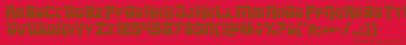 Lisätietoja Omegaforcelaser11-fontista Omegaforcelaser11-fontti – ruskeat fontit punaisella taustalla