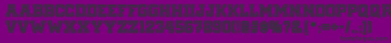 Fargofaronf Font – Black Fonts on Purple Background