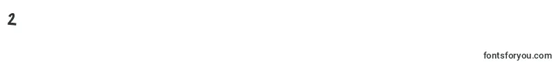 MinyaNouvelleBd-Schriftart – Schriften für die Ziffer 2