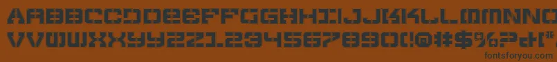 Vyperp Font – Black Fonts on Brown Background