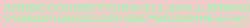 Vyperp Font – Green Fonts on Pink Background