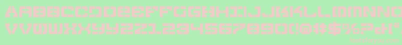 Vyperp Font – Pink Fonts on Green Background