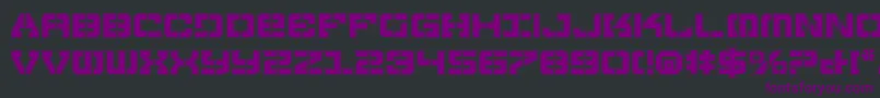 Vyperp Font – Purple Fonts on Black Background