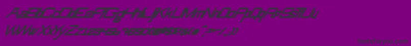 fuente SwingarmyoriThickitalic – Fuentes Negras Sobre Fondo Morado