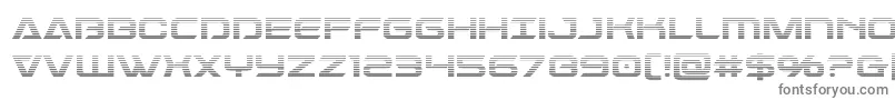Шрифт Damerongrad – серые шрифты на белом фоне