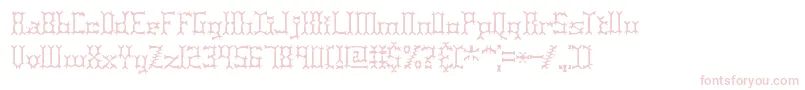 PincersBrk Font – Pink Fonts on White Background