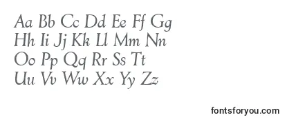Schriftart AesopItalic