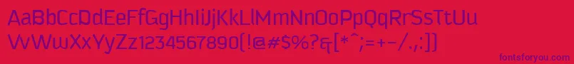 KautivaGreekBook Font – Purple Fonts on Red Background