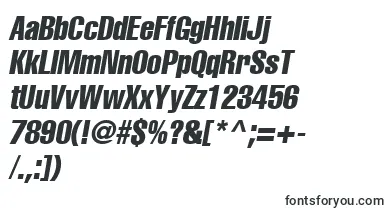 AglettericacompressedOblique font – basic Fonts