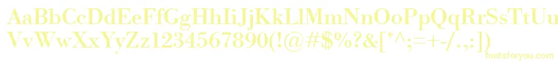 BodoniClassicoBold Font – Yellow Fonts