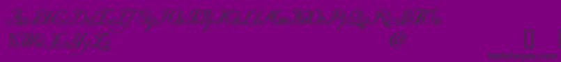 DaresielDemo Font – Black Fonts on Purple Background