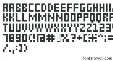 6px2bus font – Fonts Starting With 6