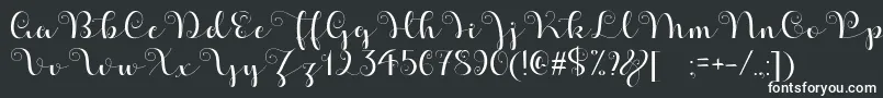 ApplesScriptDemo Font – White Fonts