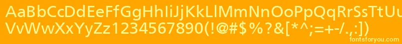 Más sobre la fuente PalmaSsi fuente PalmaSsi – Fuentes Amarillas Sobre Fondo Naranja