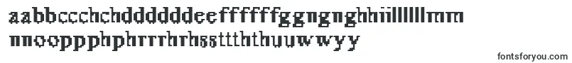Шрифт SonOfX51 – валлийские шрифты