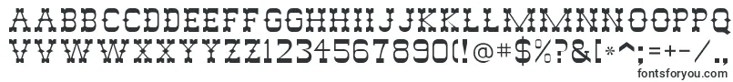 Шрифт Abileneflf – прямые шрифты