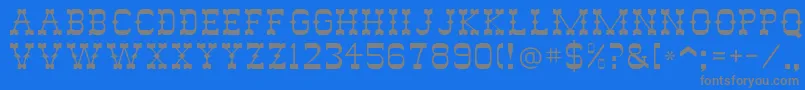 Weitere Informationen zur Abileneflf-Schriftart Abileneflf-Schriftart – Graue Schriften auf blauem Hintergrund