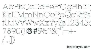 L850SlabLightRegular font – Fonts Starting With L