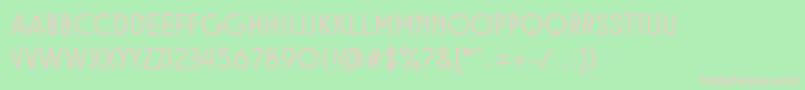Rampung Font – Pink Fonts on Green Background