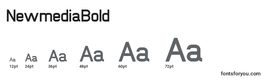 NewmediaBold Font Sizes