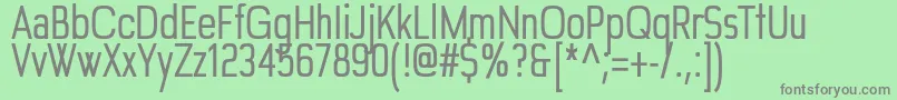Edgelet Font – Gray Fonts on Green Background