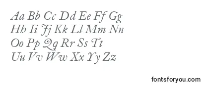 ItcFoundersCaslon12Italic-fontti