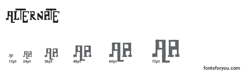 Alternate Font Sizes