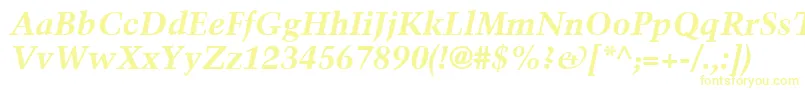 TrumpMediaevalLtBoldItalic Font – Yellow Fonts