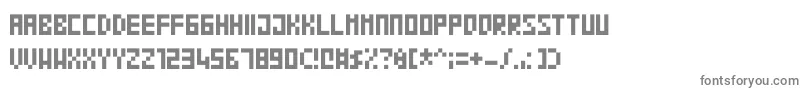Шрифт Blocko – серые шрифты на белом фоне