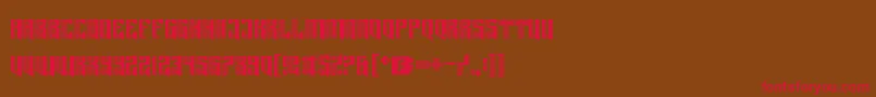 LordJuusaiReigns Font – Red Fonts on Brown Background