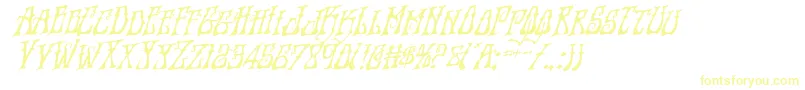 Instantzenrotal Font – Yellow Fonts on White Background