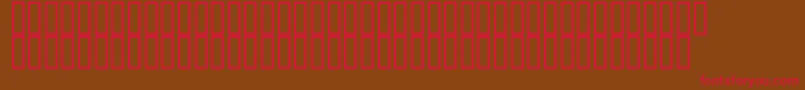 Swamp500 Font – Red Fonts on Brown Background