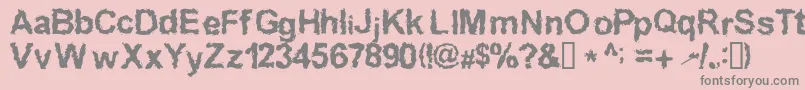Weitere Informationen zur Inkedw-Schriftart Inkedw-Schriftart – Graue Schriften auf rosa Hintergrund