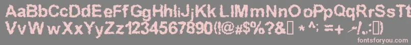 Подробнее о шрифте Inkedw Шрифт Inkedw – розовые шрифты на сером фоне