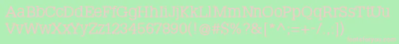 SteepslabMedium Font – Pink Fonts on Green Background