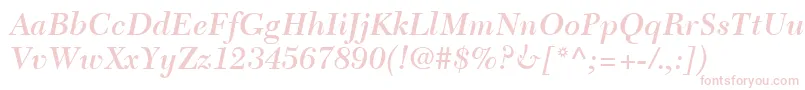 NewCaledoniaLtSemiBoldItalic Font – Pink Fonts