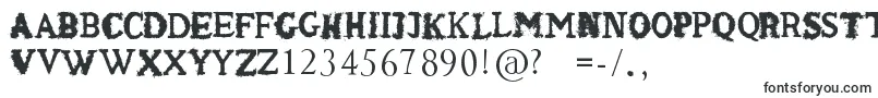 ShakenCoffeeRegular Font – Scary Fonts