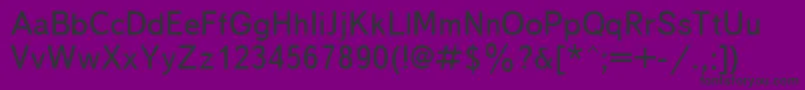Text Font – Black Fonts on Purple Background