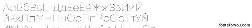 CodecColdThinTrial-fontti – venäjän fontit